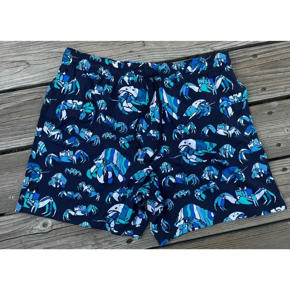 Vilebrequin Costume De Bain St-Tropez HERMIT CRAB Men's XL Swim Trunks Shorts